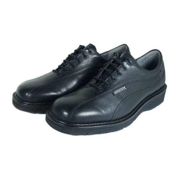 Mephisto Men\'s Air Realx Goodyear-Welt US10 Black Leather Comfort Oxford Shoes main image 13